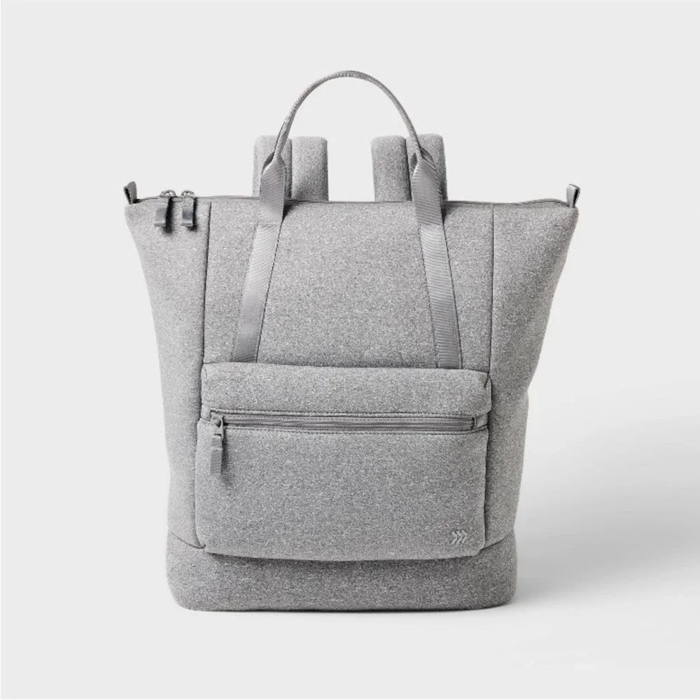 All In Motion Faux Neoprene Tote Backpack - Picture 1 of 4
